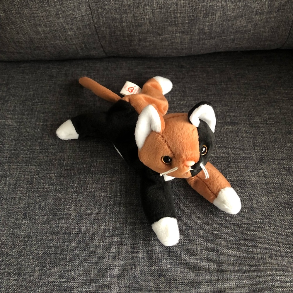 1996 Chip the Calico Cat 8” Beanie Babies plush